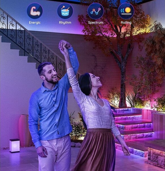 Govee - Striscia LED per esterni Pro SMART RGBICWW 10m Wi-Fi IP65