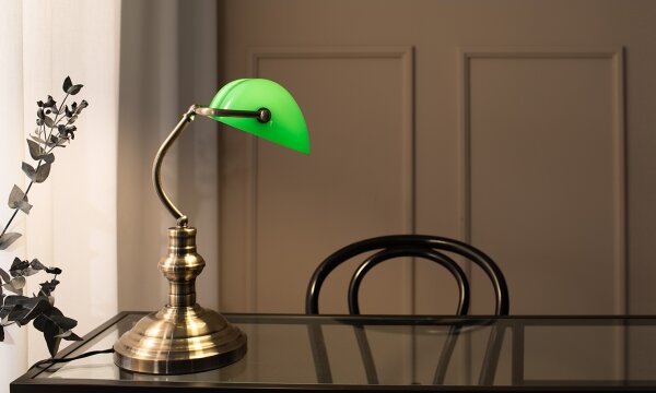 Markslöjd 105931 - Lampada da tavolo BANKERS 1xE14/40W/230V