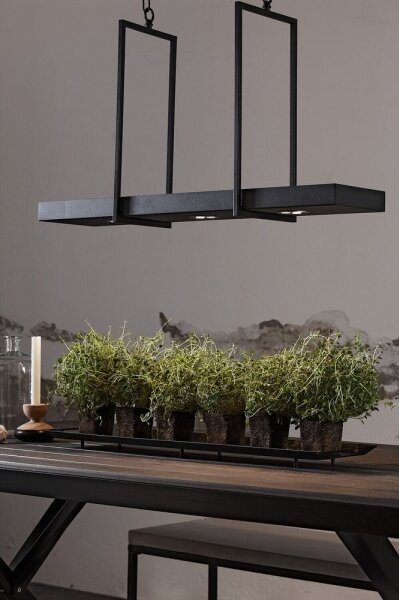 Markslöjd 105780 - Lampadario LED dimmerabile con catena TRAY 3xLED/3W/230V nero