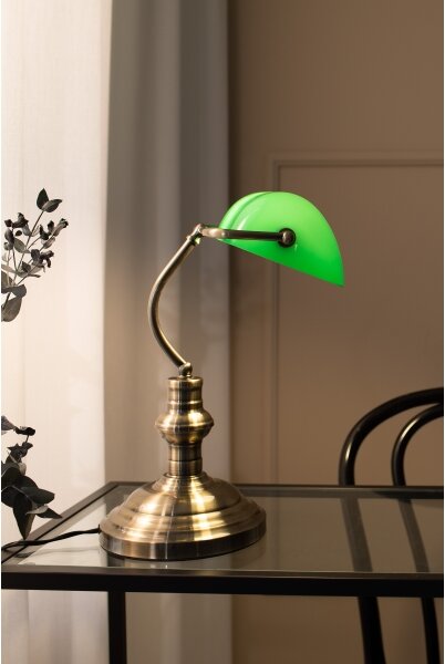 Markslöjd 105931 - Lampada da tavolo BANKERS 1xE14/40W/230V