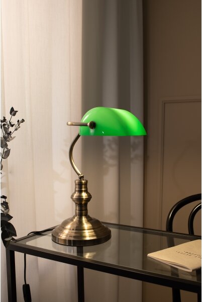 Markslöjd 105931 - Lampada da tavolo BANKERS 1xE14/40W/230V