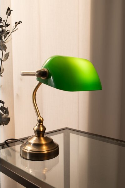 Markslöjd 105930 - Lampada da tavolo BANKERS 1xE14/40W/230V