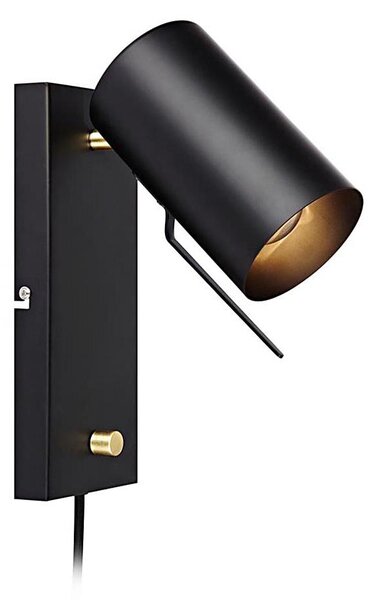Markslöjd 106587 - Applique dimmerabile CARRIE 1xGU10/35W/230V nero