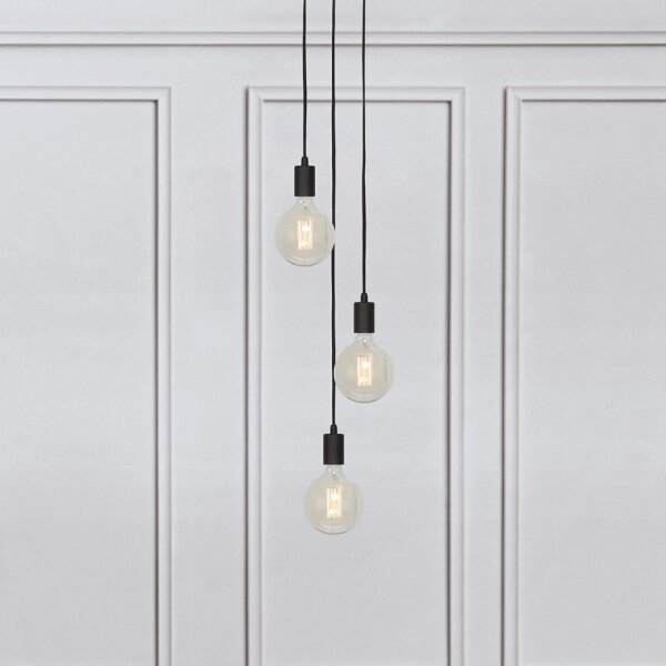 Markslöjd 106334 - Lampadario a sospensione con filo SKY 3xE27/60W/230V