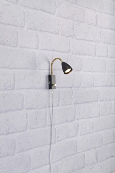 Markslöjd 106589 - Applique CIRO 1xGU10/7W/230V nero