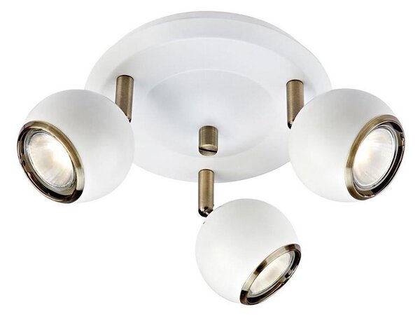 Markslöjd 106875 - Luce Spot COCO 3xGU10/35W/230V bianco