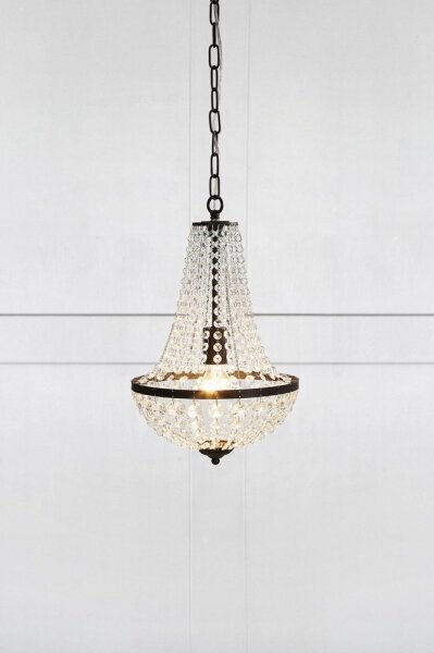 Markslöjd 107026 - Lampadario di cristallo su catena GRÄNSÖ 1xE27/60W/230V