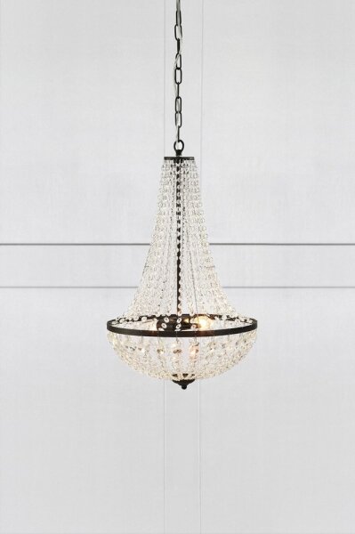 Markslöjd 107027 - Lampadario di cristallo su catena GRÄNSÖ 2xE14/40W/230V