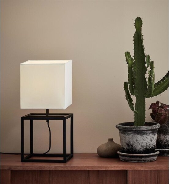 Markslöjd 107306 - Lampada da tavolo CUBE 1xE27/60W/230V