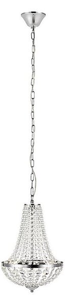 Markslöjd 107550 - Lampadario di cristallo da bagno a sospensione con catena GRÄNSÖ 2xG9/20W/230V