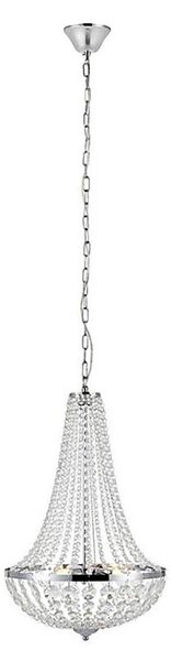 Markslöjd 107551 - Lampadario di cristallo da bagno a sospensione con catena 3xG9/20W/230 IP44