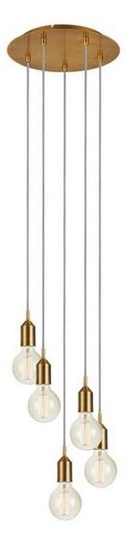 Markslöjd 108100 - Lampadario su filo BRONX 5xE27/60W/230V bronzo