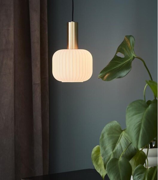 Markslöjd 108123 - Lampadario su filo SOBER 1xE14/40W/230V ottone