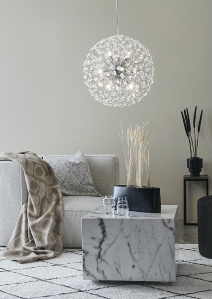 Markslöjd 108101 - Lampadario di cristallo su filo BOLID 9xG9/20W/230V