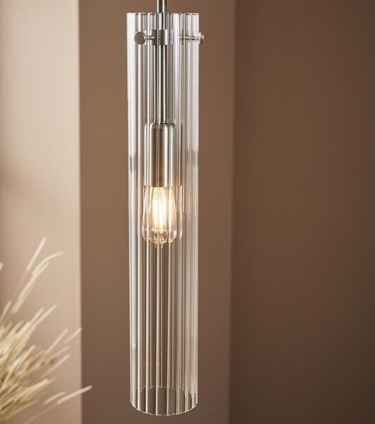 Markslöjd 108112 - Lampadario su filo TUBO 1xE14/40W/230V