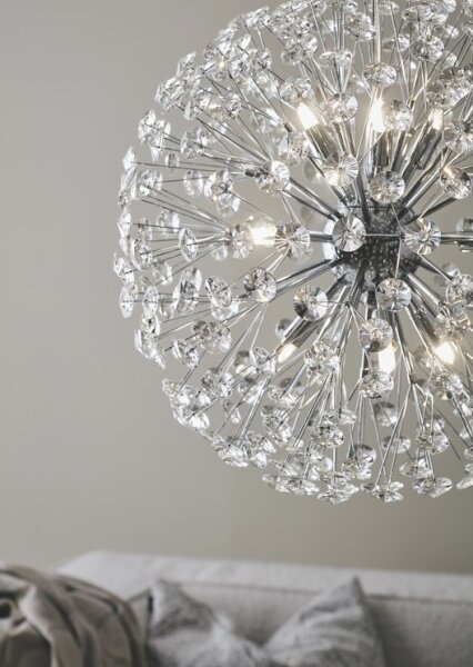 Markslöjd 108101 - Lampadario di cristallo su filo BOLID 9xG9/20W/230V