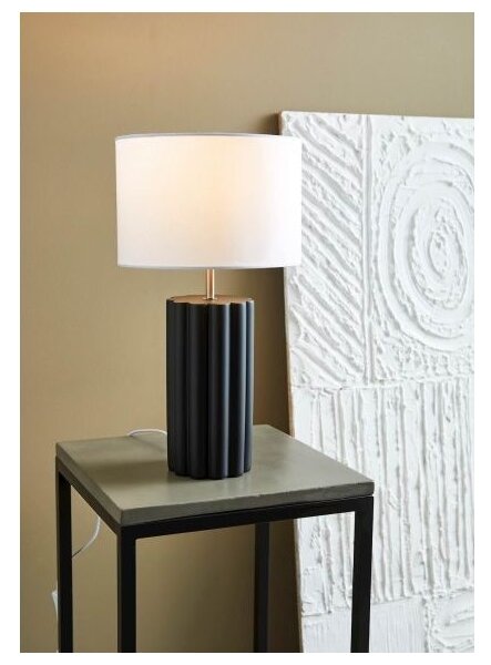 Markslöjd 108221 - Lampada da tavolo COLONNA 1xE14/18W/230V nero