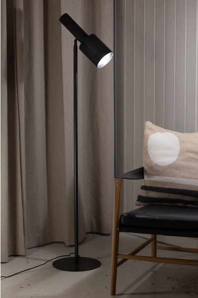 Markslöjd 108542 - Lampada da terra OZZY 1xE27/40W/230V nero