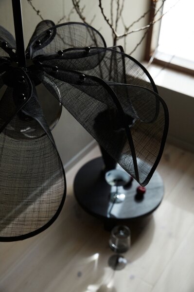Markslöjd 108660 - Lampadario a sospensione con filo STYRKA 1xE27/40W/230V diametro 63 cm nero