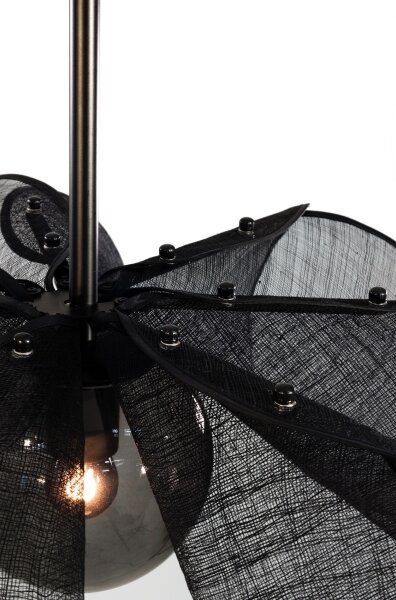 Markslöjd 108660 - Lampadario a sospensione con filo STYRKA 1xE27/40W/230V diametro 63 cm nero