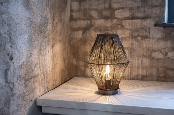 Markslöjd 108665 - Lampada da tavolo CASA 1xE27/40W/230V ottone
