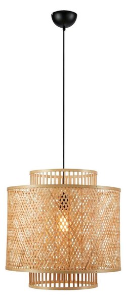 Markslöjd 108675 - Lampadario a sospensione con filo STRATI 1xE27/40W/230V beige/bambù