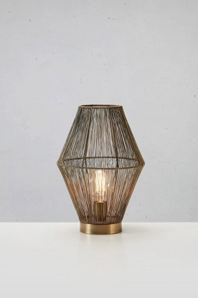 Markslöjd 108665 - Lampada da tavolo CASA 1xE27/40W/230V ottone