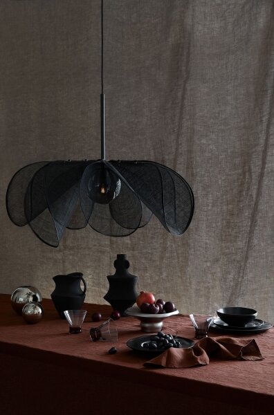 Markslöjd 108662 - Lampadario a sospensione con filo STYRKA 1xE27/40W/230V diametro 75 cm nero