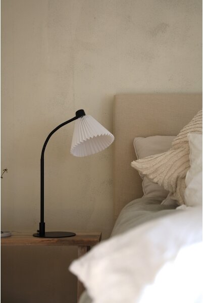 Markslöjd 108697 - Lampada da tavolo MIRA 1xE14/40W/230V nero/bianco