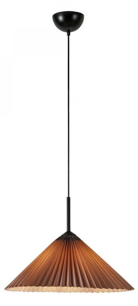 Markslöjd 108709 - Lampadario a sospensione con filo PLISADO 1xE27/40W/230V diametro 50 cm grigio