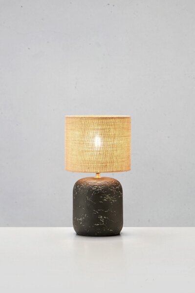 Markslöjd 108684 - Lampada da tavolo MONTAGNA 1xE14/40W/230V 45 cm beige/nero