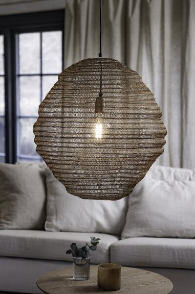 Markslöjd 108773 - Lampadario a sospensione con filo TAZZA 1xE27/40W/230V oro