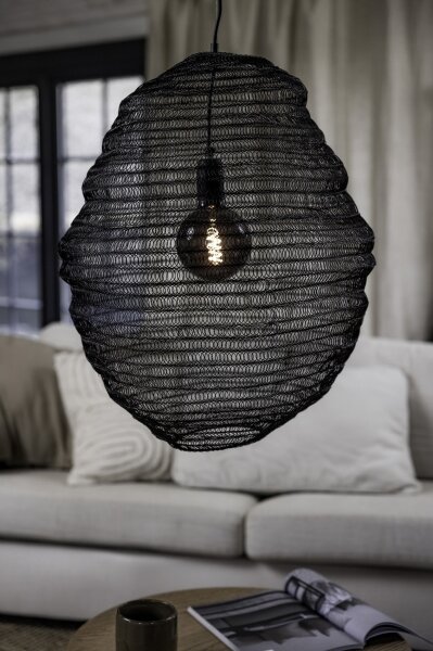 Markslöjd 108772 - Lampadario a sospensione con filo TAZZA 1xE27/40W/230V nero