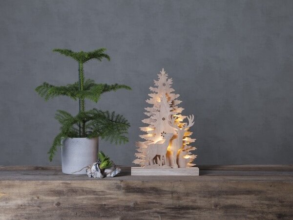 Eglo 410416 - Decorazione LED natalizia FAUNA 10xLED/0,03W/2xAA