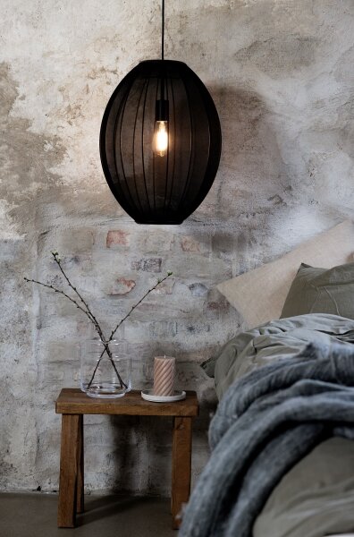 Markslöjd 108795 - Lampadario a sospensione con filo FLORENCE 1xE27/40W/230V nero