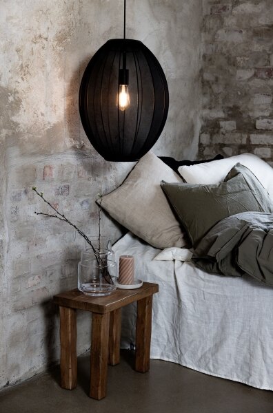 Markslöjd 108795 - Lampadario a sospensione con filo FLORENCE 1xE27/40W/230V nero