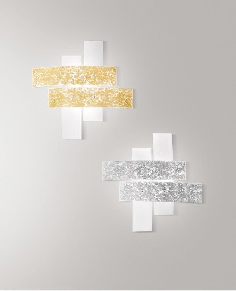 Gea Luce LARA P P arg - Plafoniera LARA 2xE27/52W/230V 50 cm argento
