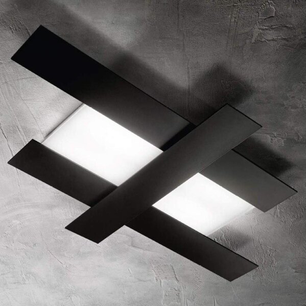 Gea Luce DOHA P P N - Plafoniera LED DOHA LED/30W/230V 65,5 cm nero