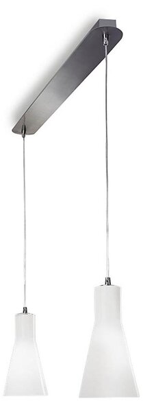 Fabas 2753/46/138 - Lampadario a sospensione con filo DIANA 2xE27/60W/230V