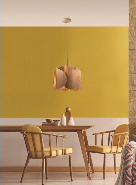Fabas Luce 3672-40-132 - Lampadario a sospensione con filo PEVERO 1xE27/40W/230V legno
