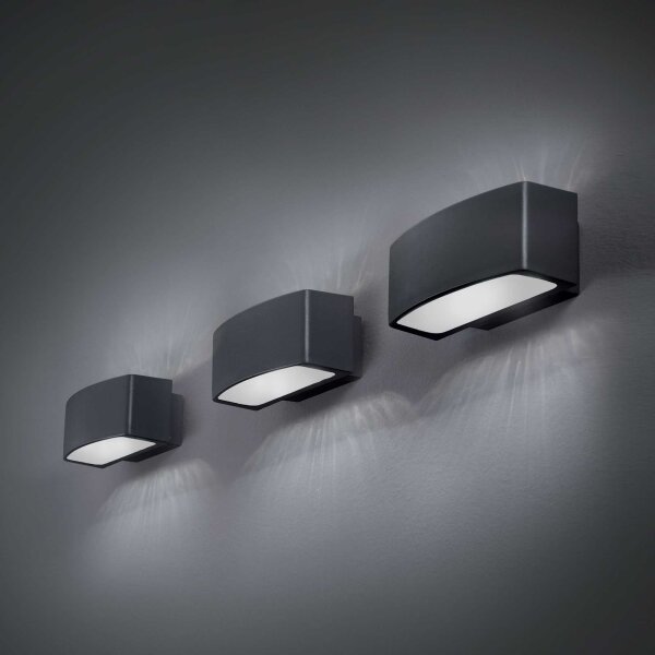 Ideal Lux - Applique da esterno ANDROMEDA 1xE27/60W/230V IP55 nero