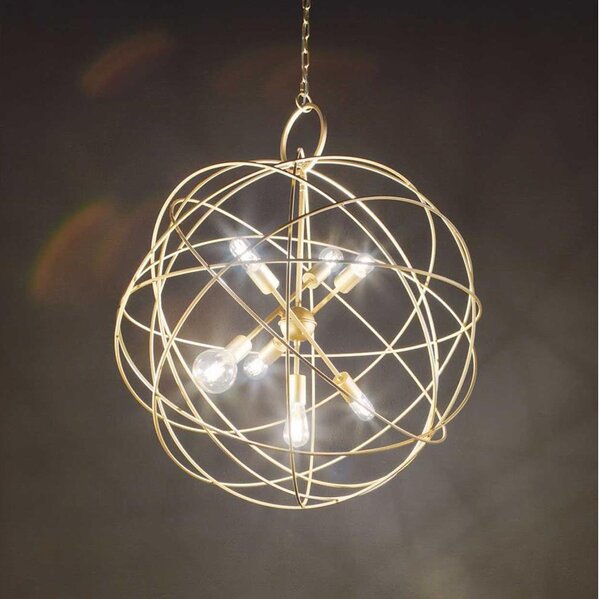 Ideal Lux - Lampadario a catena KONSE 7xE27/60W/230V