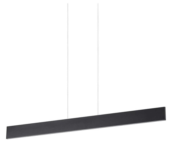 Ideal Lux - Lampadario LED a sospensione su cavo DESK, 32W, 230V, 102,5 cm, CRI 90, nero