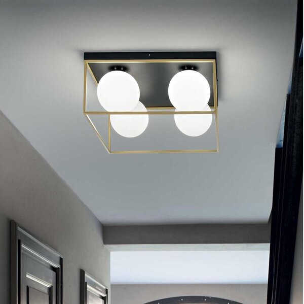 Ideal Lux - Plafoniera LINGOTTO 4xE14/40W/230V