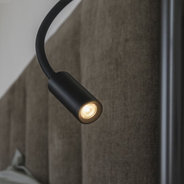Ideal Lux - LED Lampada flessibile piccola FOCUS LED/3,5W/230V nera