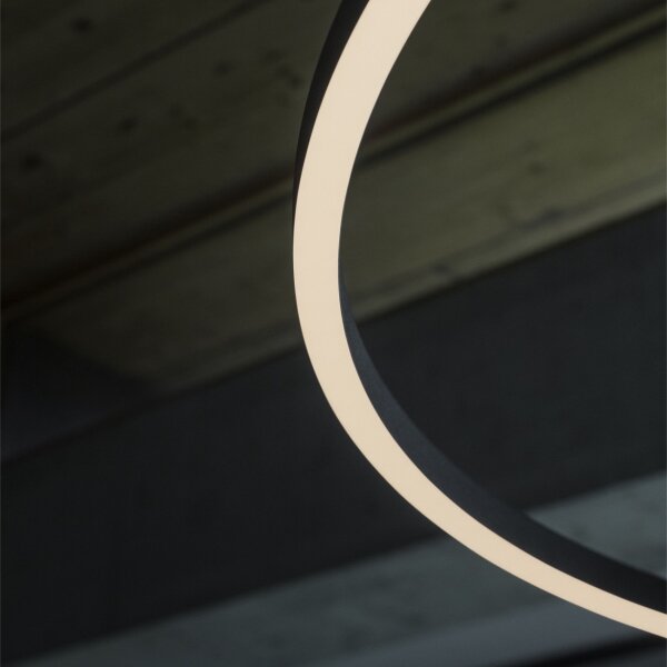 Ideal Lux - Lampadario a sospensione con filo LED dimmerabile ORACLE S LED/40W/230V 4000K diametro 70 cm nero