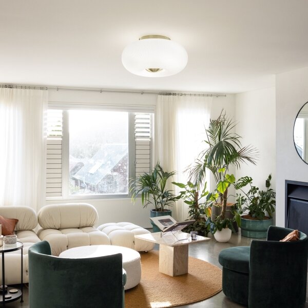 Ideal Lux - Plafoniera LED ARIZONA 5xGX53/9W/230V diametro 50 cm bianco