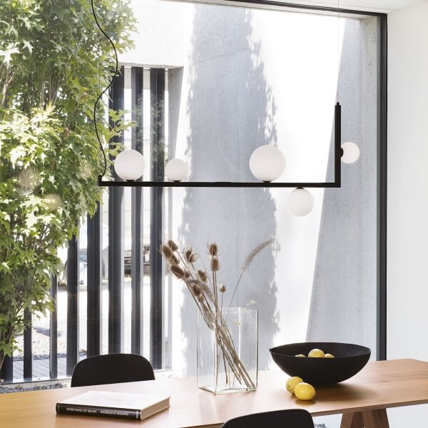 Ideal Lux - Lampadario LED a sospensione con filo BIRDS 5xG9/3W/230V nero/oro