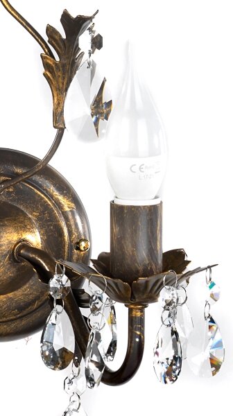ONLI - Applique TERESA 2xE14/6W/230V bronzo