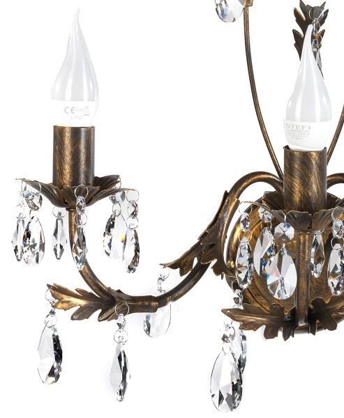 ONLI - Applique TERESA 3xE14/6W/230V bronzo